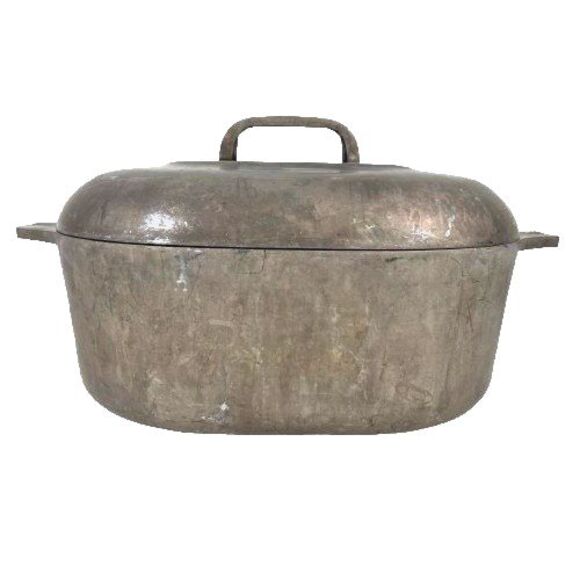 Magnalite Wagner Ware Sidney-O 4265-P 8 QT Roaster Dutch Oven W/ Lid No Trivet - Picture 1 of 11